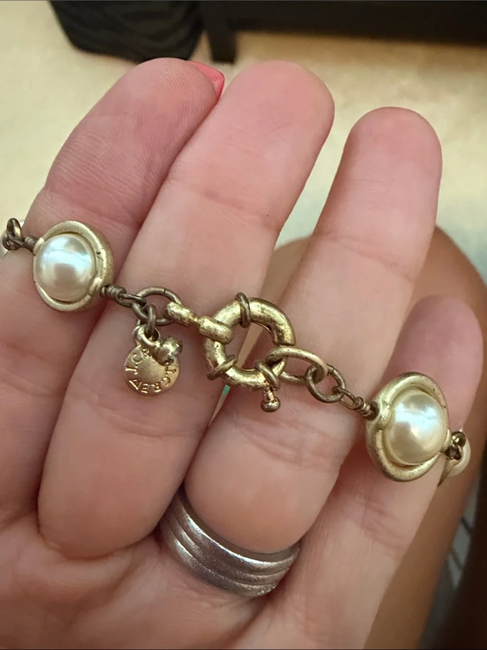 J. Crew elegant gold